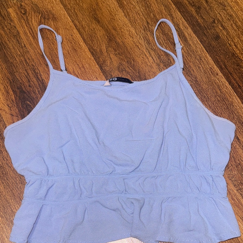 SO Women's Soft Blue Camisole Top